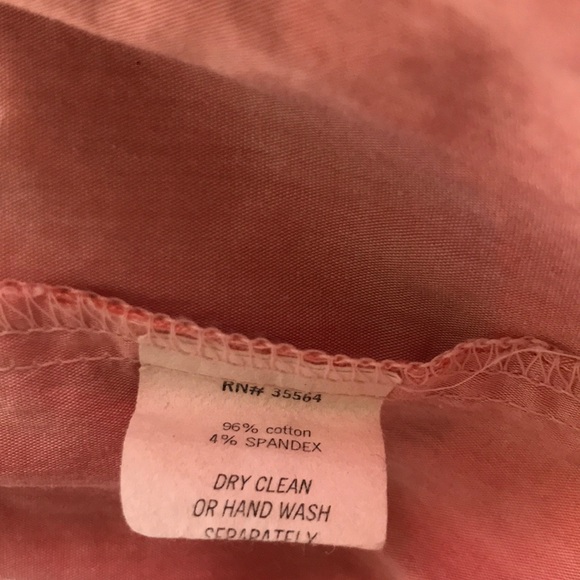 Blue & Orange Pinstripe Pencil Skirt - Picture 8 of 8